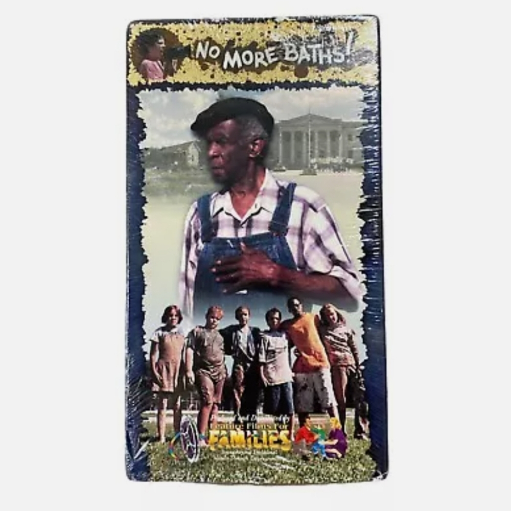 New Sealed Feature Films for Families "No More Baths" VHS Movie